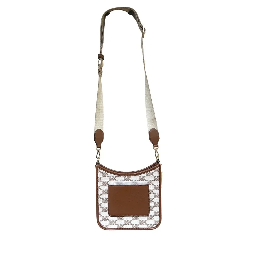 Michael Kors Briley Small Messenger Crossbody Bag MK Logo Lugg Multi 35S2G7BM1J - Picture 11 of 14